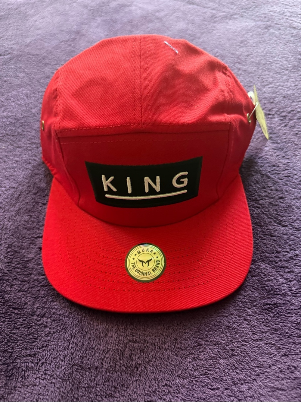 KING Red Kids Cap by (no brand)